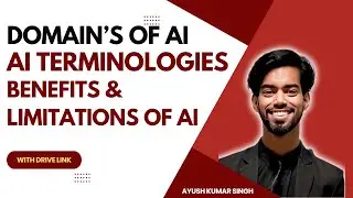 DOMAINS OF Artificial Intelligence | AI Terminologies | Benefits of Limitations of AI