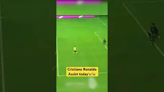 Cristiano Ronaldo Assist today to jao flex Al nassr vs Al ittihad #cr7 #ronaldo #goat #viral #shorts