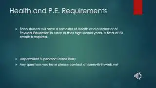 NHHS Health and Physical Education PowerPoint 17 18