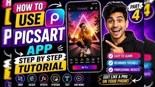 How to use Picsart App Step by Step Tutorial PART-4