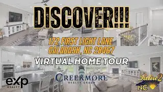 Elegant Coastal Home in Crow Creek | LIVE Virtual Tour