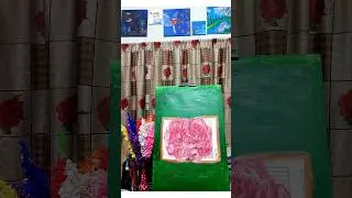 A beautiful painting of roses in a book #nature #painting #acrylic #natureandart #art
