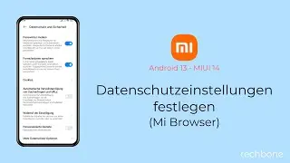 Passw&ouml;rter im Mi Browser speichern oder nicht speichern - Xiaomi [Android 13 - MIUI 14]