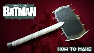 How To Make Absolute Batman Axe | Detachable Chest Emblem Axe With Cardboard