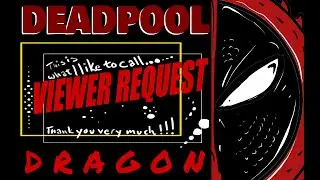 HOW TO DRAW... DEAD POOL DRAGON Symbol!!! VIEWER REQUEST!!!