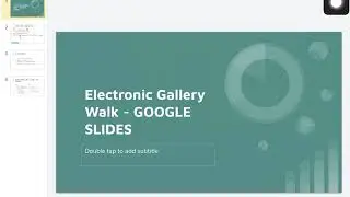 Electronic Gallery Walk Google Slides