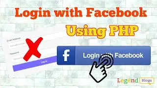 Login with Facebook API Using PHP | Facebook Login API Integration