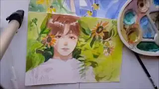[BTS] HER V and JK speedpaint