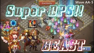 Athene & Wallawalla VS HBM AA UNBELIEVABLE!! Castle Clash