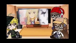 MBL react Marinette as kaori miyazono