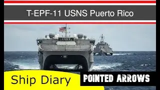 【Military Transport Ship】 T-EPF-11 USNS Puerto Rico at Yokohama