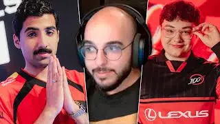SEN x 100T - TOTALMENTE 50/50??? | React sacy kickoff
