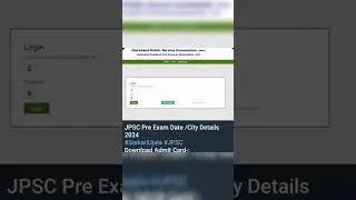 JPSC Pre Exam Date Out Download Admit Card💪😍 #jpscjssc