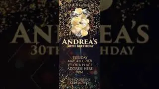 Birthday Video Invitation