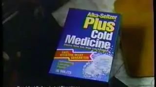 1985 Alka-Seltzer Plus Cold Medicine 