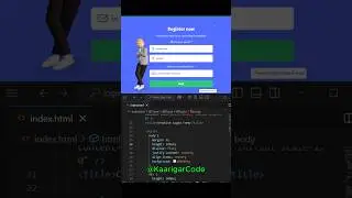 Creative Animated Login Form | Add to Your Website Easily 🔥 #viralvideo #trending