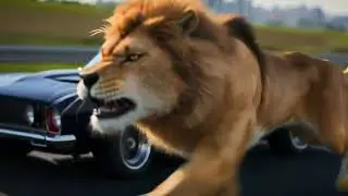 Cheetah vs Lion&hellip; Then the Fox Appears 😳🦊
