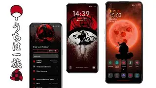 Itachi Uchiha 🔥🔥 Rekomendasi Tema Gelap MIUI 14 Tembus Akar - Live Wallpaper