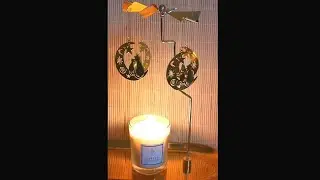 Rotating Candle Holder🕯️😻 #shorts