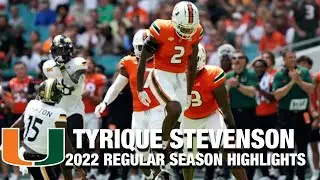 Tyrique Stevenson 2022 Regular Season Highlights | Miami DB
