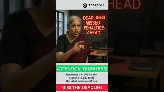 ATTENTION TAXPAYERS! The last date to file your Income Tax Return (ITR) for FY 24-25 is 15 Sep 2025⏳