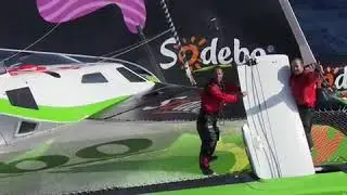 Images de Sodebo Ultim 3, le maxi trimaran de Thomas Coville
