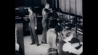 Footage of the ENIAC at the Moore School of Engineering, 1946