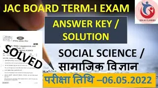 JAC CLASS 9 SOCIAL SCIENCE TERM 1 EXAM 2022 ANSWER KEY06.05.2022#solutionjacclass9term1socialscience