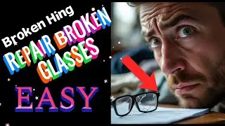 How to repair broken Eye Glass Hing joint Hack Trick