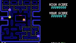 Fake86 (my PC emu) playing Paku Paku 1.6