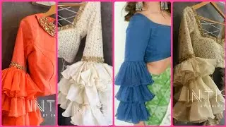 2020 #New #Sleeves designs For Girls||Latest frill/ruffle Saree blouse designs 2020