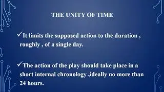 Aristotle&rsquo;s Views on Dramatic Unities