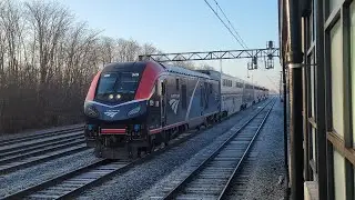 Amtrak City of New Orleans #58 passing Calumet Metra Station
