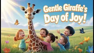 A gentle giraffe, happy hearts, and a world full of kindness. #viral #happykids #animals