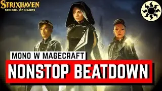 100% BEST AGGRO DECK! Mono White Magecraft Strixhaven MTG Arena