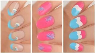 Cute Nail Art For Summer 2023 🌊 3 Minimalist Nail Designs!