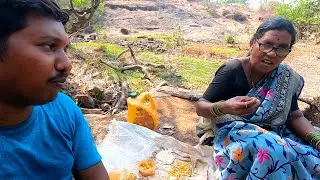 आईसोबत गेलो आमची आंबे काजूची झाडे बघायला🥰|पाणवठ्यावर खाल्ली भाकरी|S For Satish | Ambavali, Mandangad
