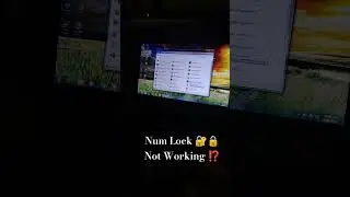 Num Lock 🔐🔒Working and Not 🚫 working #numlock #keyboardnumlock #numlocknotwork #youtubeshorts #short