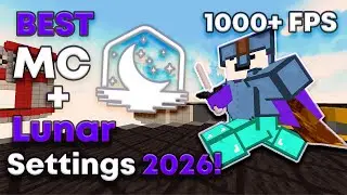 THE BEST LUNAR & MINECRAFT Settings For 1.8.9 | 2026 FPS BOOST