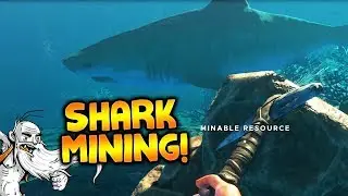 LET'S GO SHARK MINING!!! - Let's Play Stranded Deep Gameplay