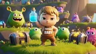Fortnite Baby Dropped His Healing Potion | Fun Kids Song | Nursery Rhymes