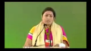 Fantastic speech by Smriti Irani, HRD Minister