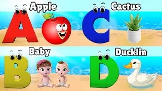 Nursery Rhymes, A Is for Apple, ABC Song, ABC Phonics Song, alphabet song