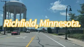 Driving Through,Beautiful City Richfield, MN.