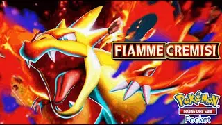 Pok&eacute;mon Trading Card Game Pocket - Crimson Blaze: Booster expansion (Fiamme Cremisi) Gameplay ITA