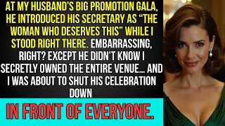 At My Husband's Promotion Gala, He Introduced His Secretary as The Woman Who Deserves This&mdash;I Owned