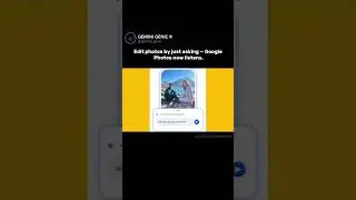 Just say it, Google Photos will fix it 📸✨#GooglePhotos #AIEditing #VoiceAI #PhotoMagic #GeminiGenie