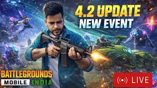NEW UPDATE 4.2 GAME PLAY 🚨 #happyislive #live #wmax #bgmilivs #pubglive @WmaxGaming6
