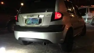 Hyundai Getz exhaust system (DRIFT Xaust)!