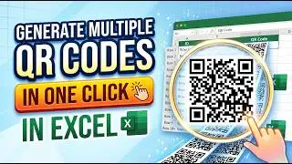 Multiple QR Codes in One Click in Excel